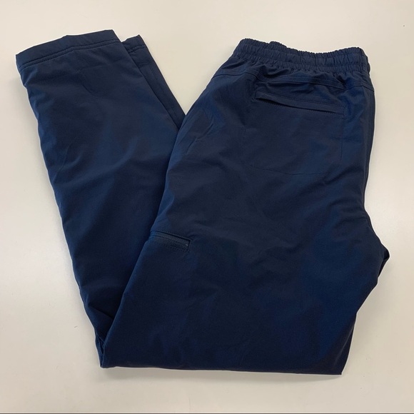 Talbots Women’s Black Nylon Cargo Elastic Drawstring Waist Pockets Lined Pants S - Picture 4 of 10